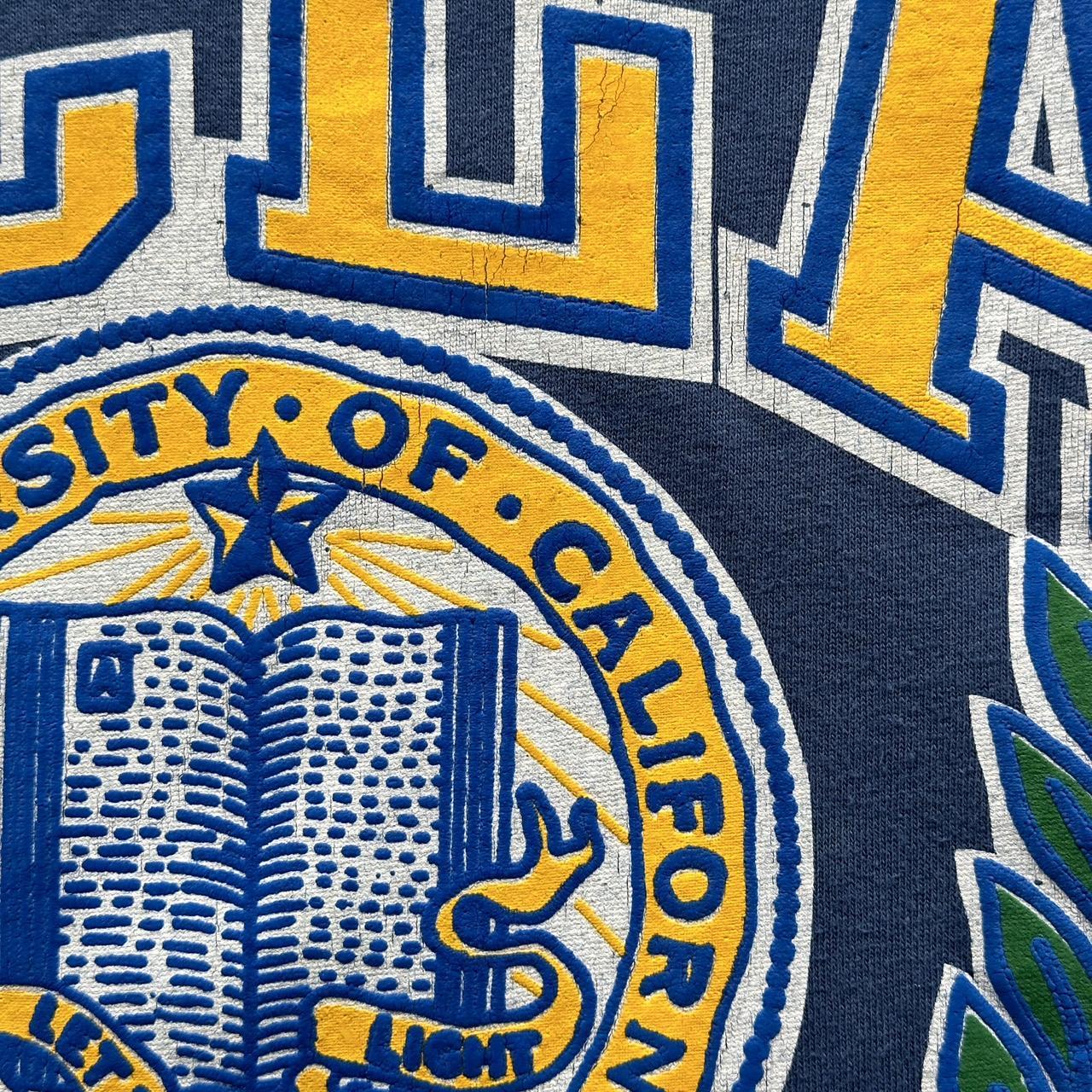 Over-dyed Navy UCLA University Vintage 90's T-shirt - Large