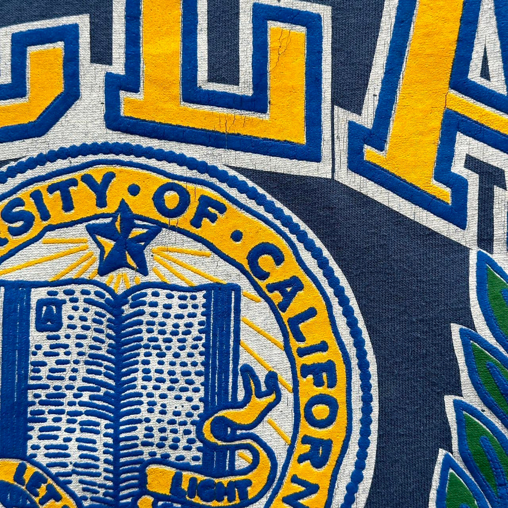 Over-dyed Navy UCLA University Vintage 90's T-shirt - Large