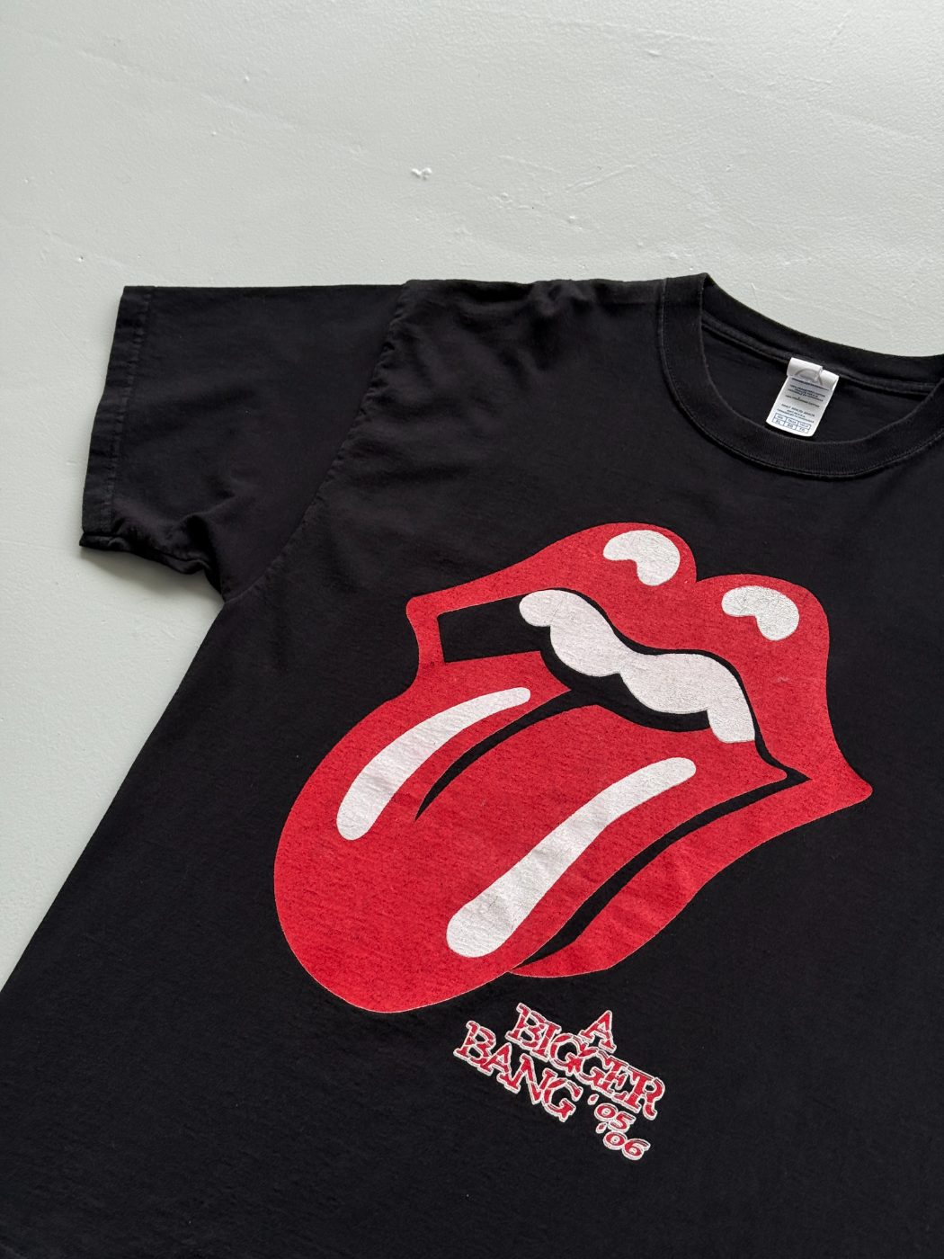 The Rolling Stones A Bigger Bang World Tour 2005/06 Vintage Graphic T-Shirt - XL