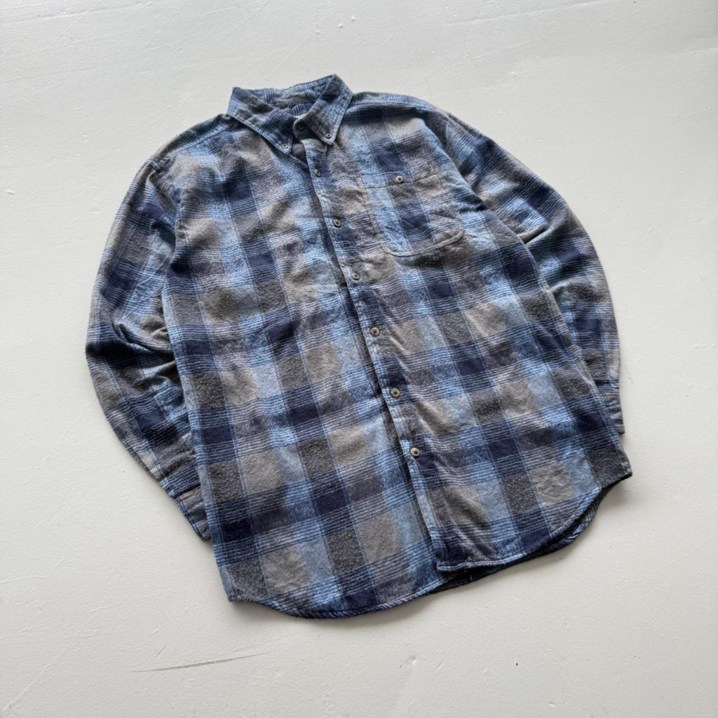 Blue Canyon Guide 80’s Vintage Flannel Long Sleeve Shirt - Large