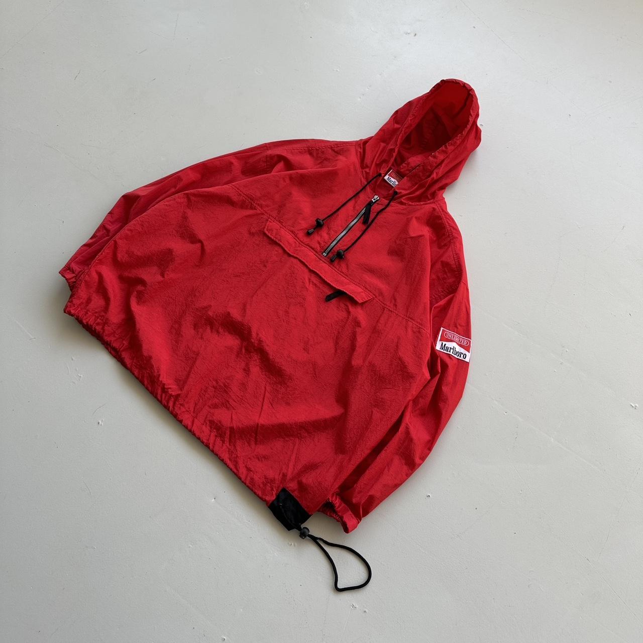 Red Marlboro Adventure 90s Vintage Smock- XL