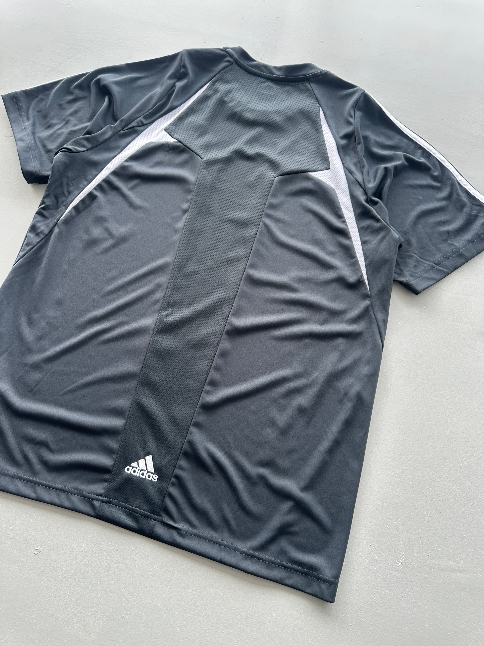 Adidas Real Madrid UCL Training 00's Vintage Football Shirt - Large