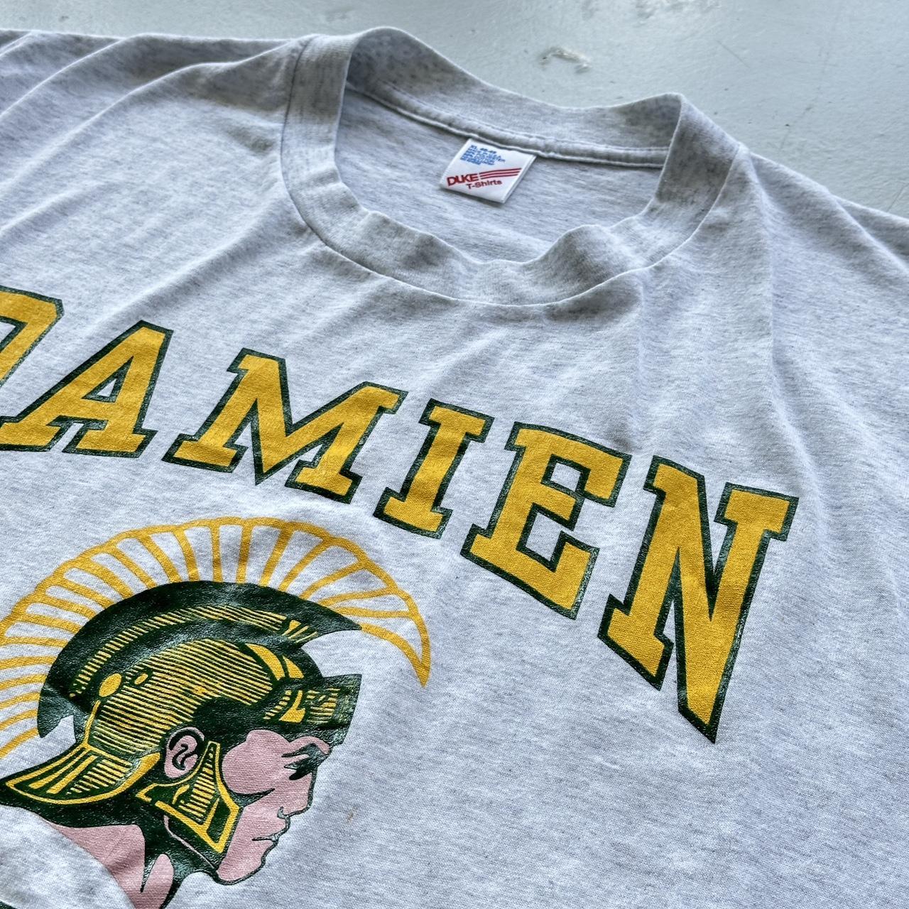 Grey Damien Spartans University Vintage 90's T-shirt - XL