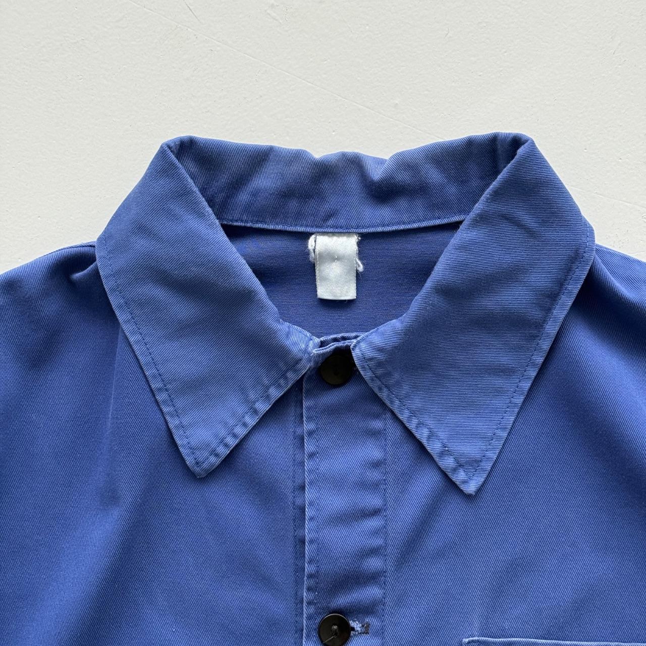Blue French Workwear 80’s Vintage Chore Jacket - Medium