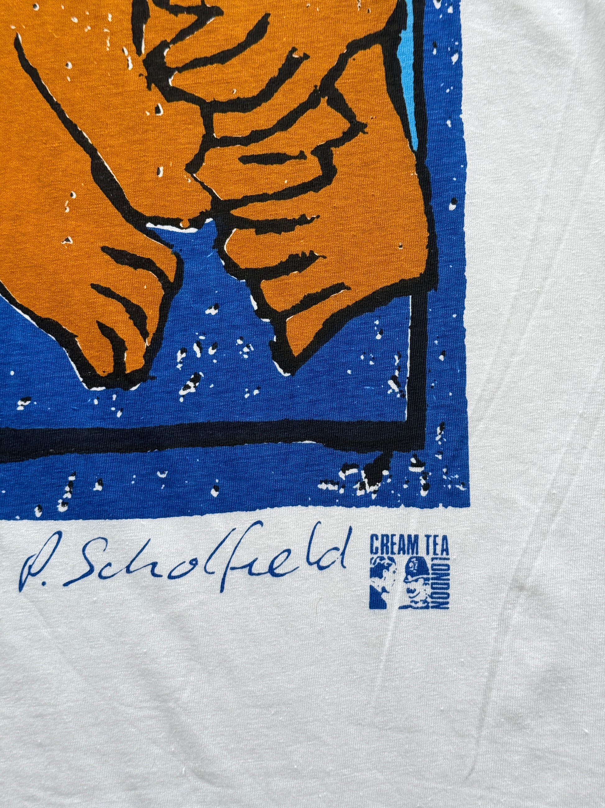 Cream Tea London 'Balancing Act' R. Schofield 90's Vintage Graphic T-Shirt - XL