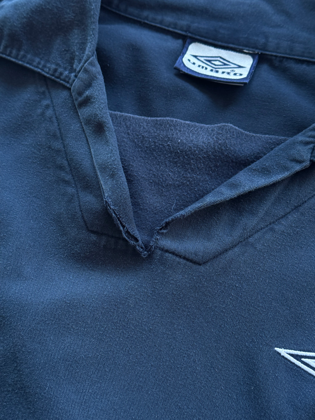 Umbro Navy Cotton 90's Vintage Training Sweatshirt - XL