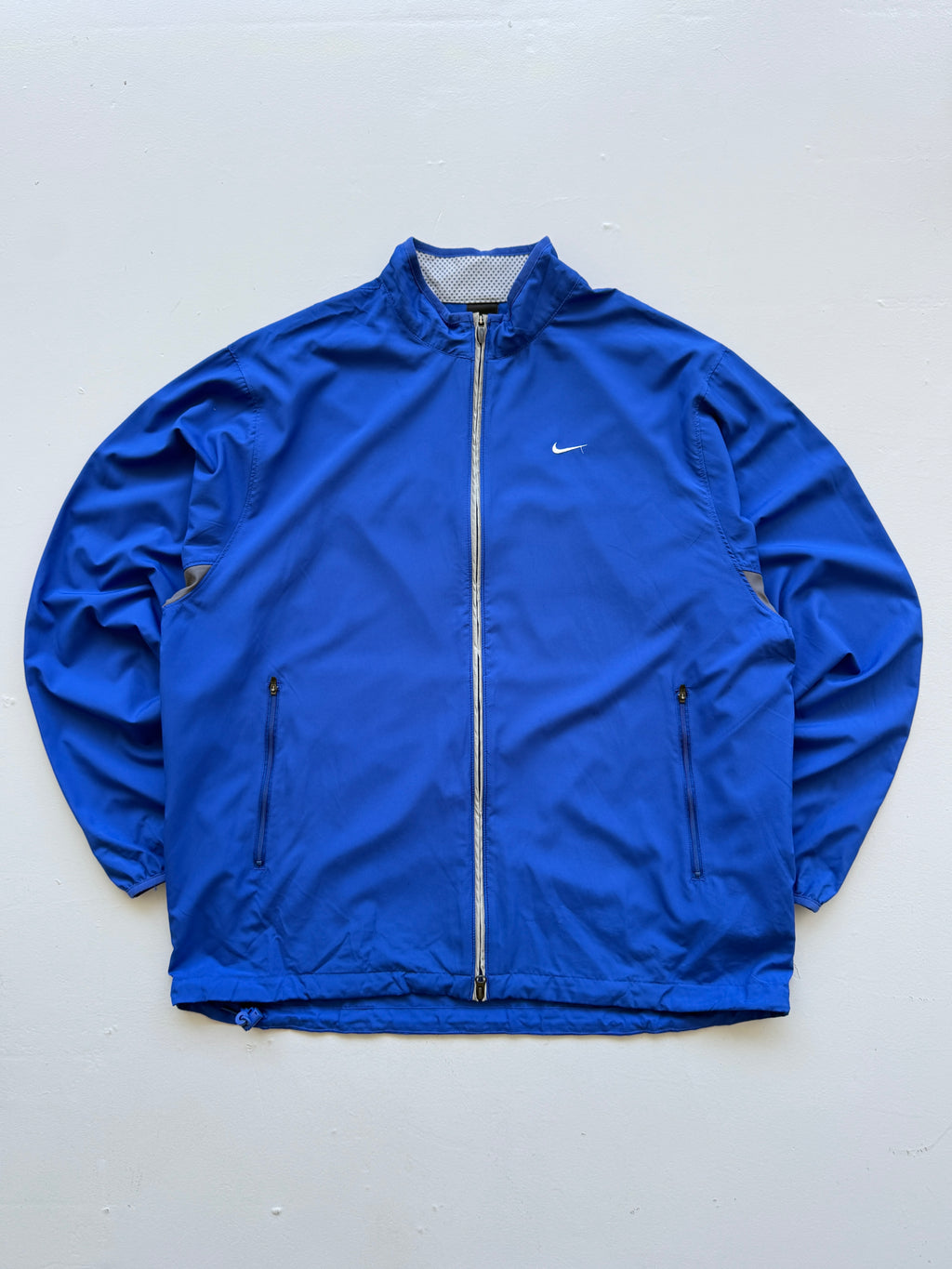 Nike Blue Running 00's Vintage Windbreaker Jacket - XL
