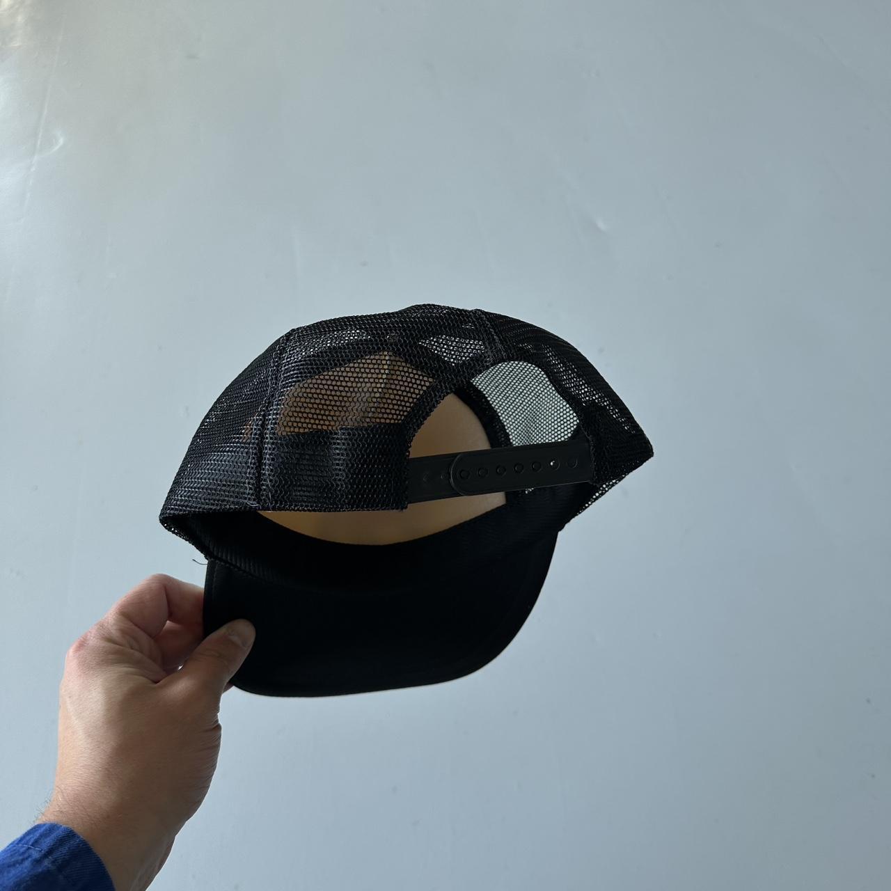 Black White Ford Tractor Vintage Foam & Mesh SnapBack Trucker Cap