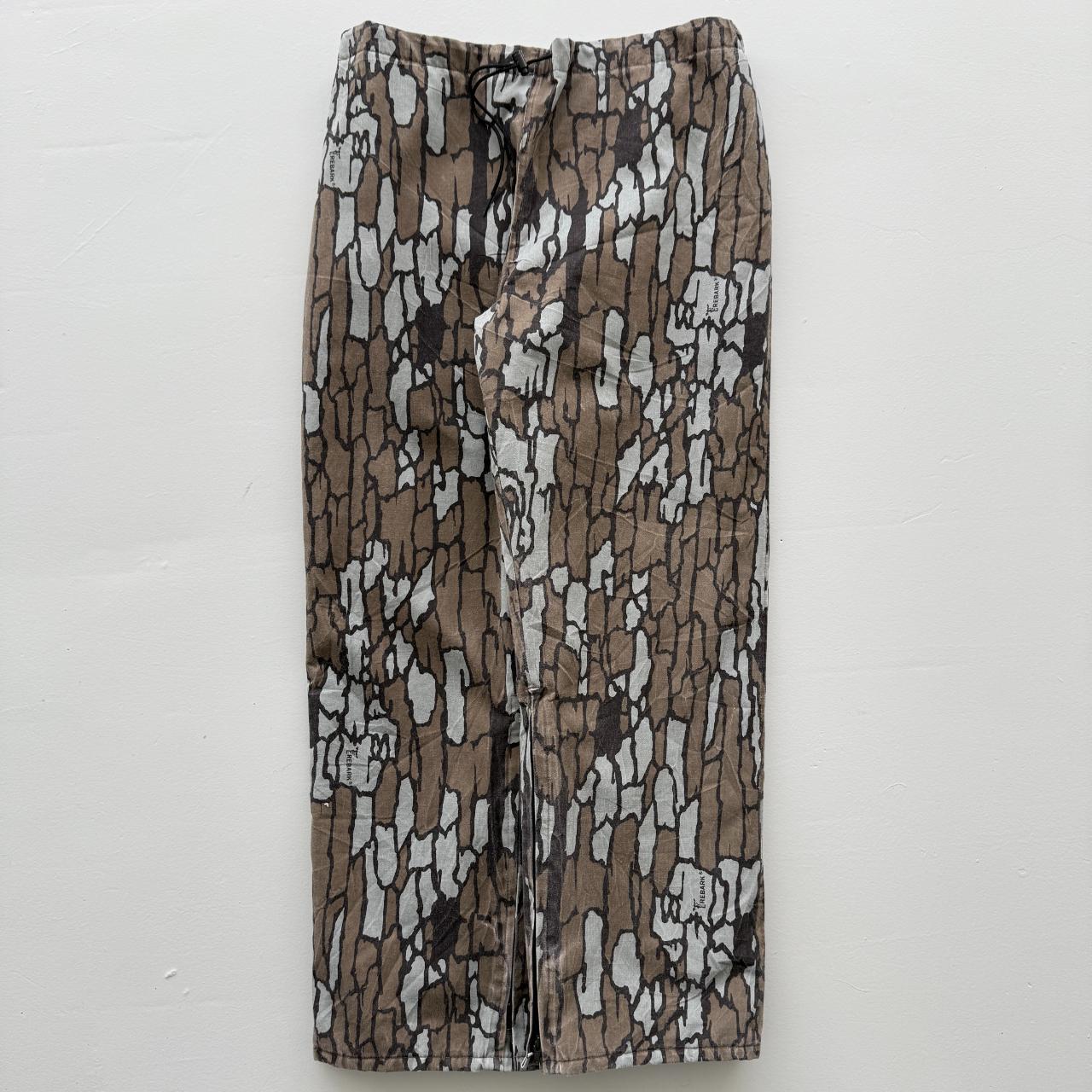 Tree Bark Gortex Camo 90s Cargo Pants - 36" x 30"