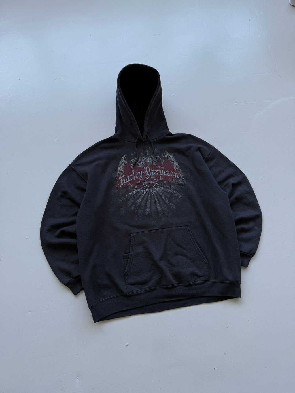 Harley-Davidson Bordeaux France Y2K Vintage Hoodie - XL