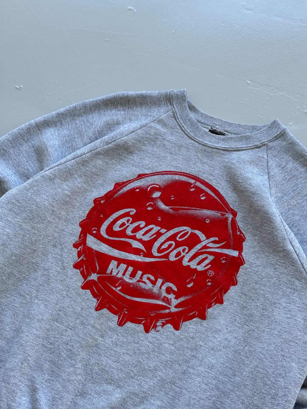 Coca-Cola Music 90's Vintage Sweatshirt - Large