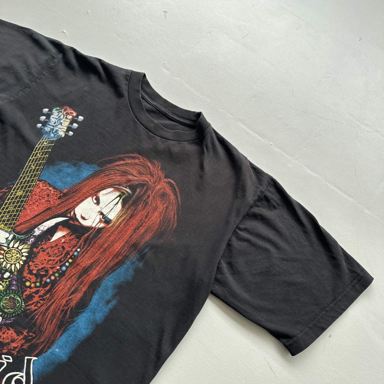 X Japan Black 90s Vintage Metal Band T-shirt - Large
