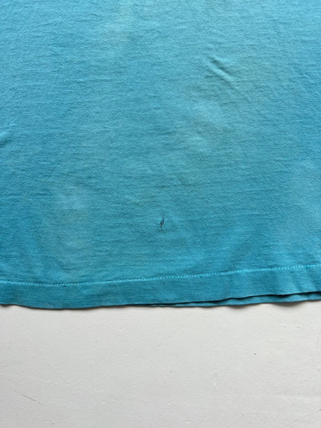 Blue Miami Dolphins Vintage Single Stitch NFL T-Shirt 90's - 2XL
