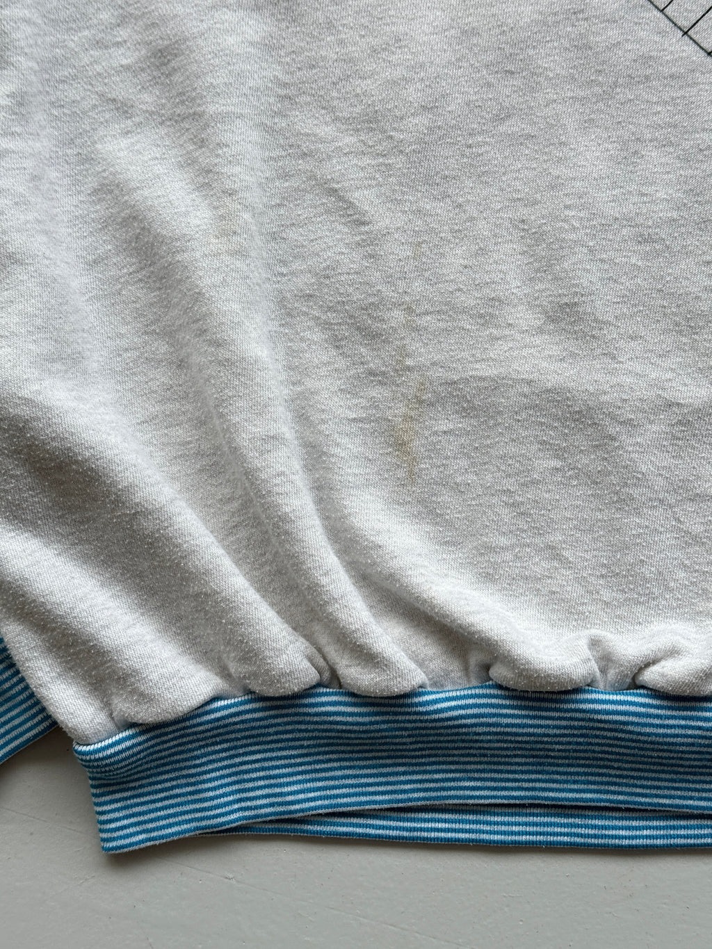 Grey Adidas 80's Vintage Graphic Water Sports Sweatshirt Jumper - Large