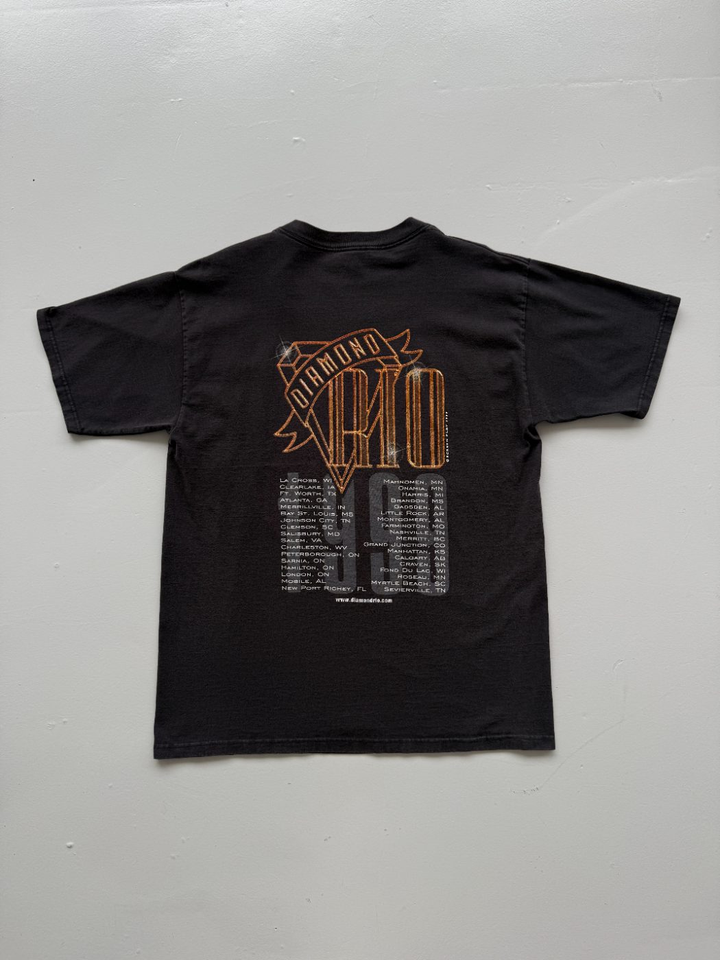 Diamond Rio 1999 Tour Vintage Graphic T-Shirt - Large