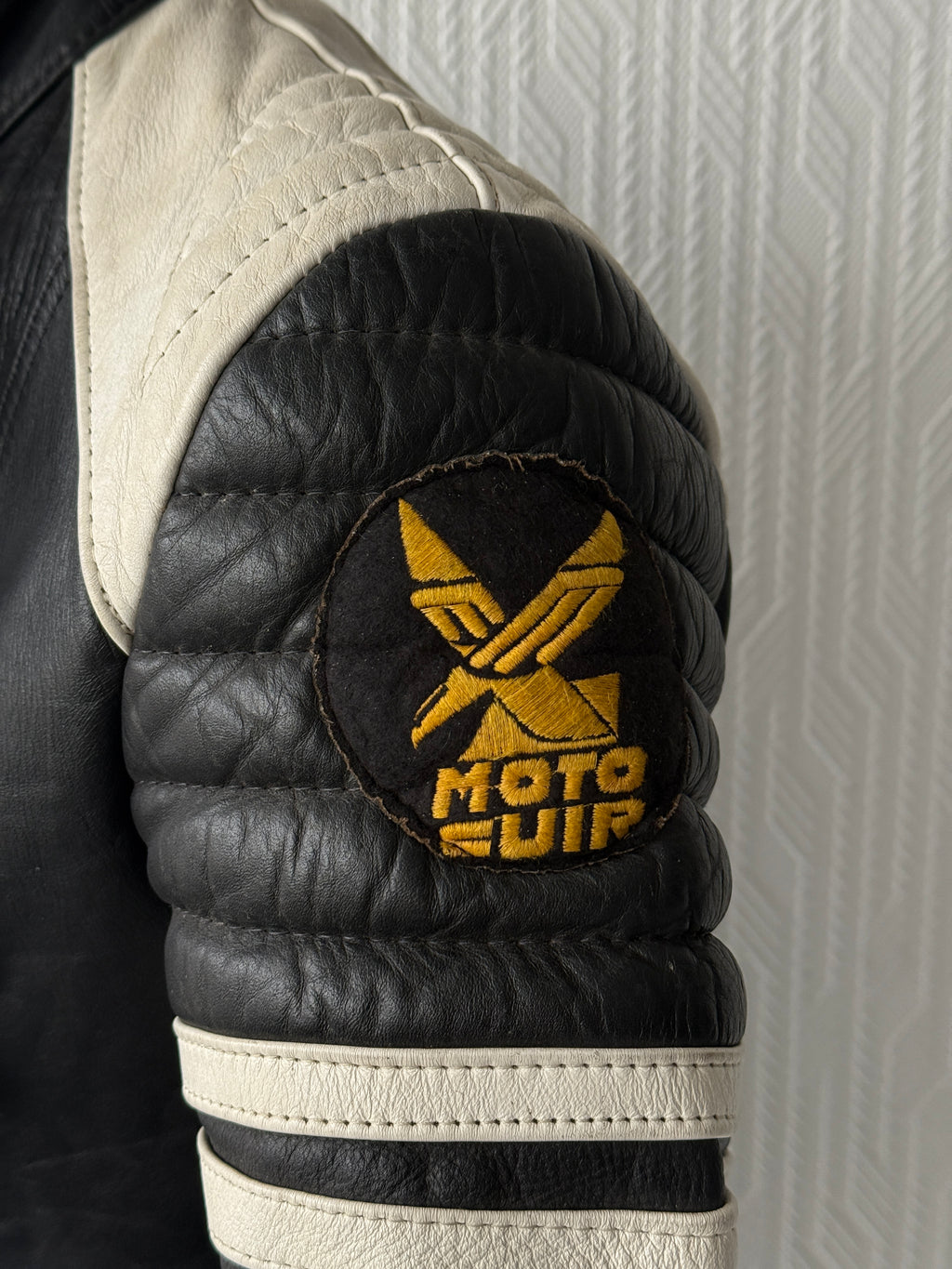 Black 80's Vintage  Moto Leather Biker Jacket - Mens Small - Womens Oversized 10