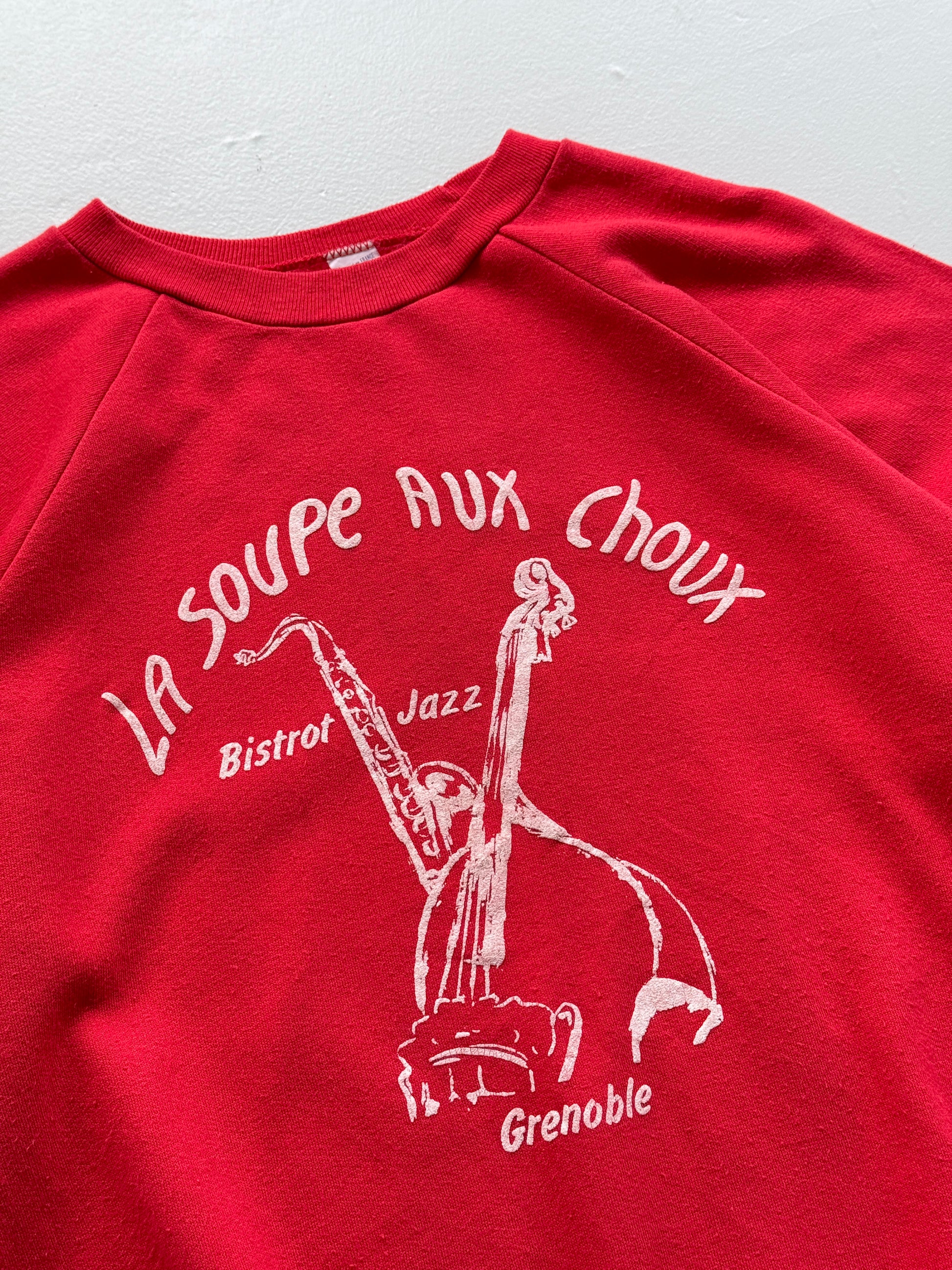 La Soupe Aux Choux Bistrot Jazz Grenoble 90's Vintage Sweatshirt - Small
