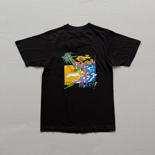 Black Speedo 90s Deadstock Graphic T-Shirt - Medium
