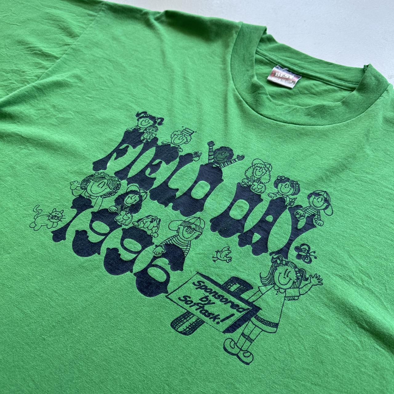 Green Field Day 90s Vintage T-shirt - XL