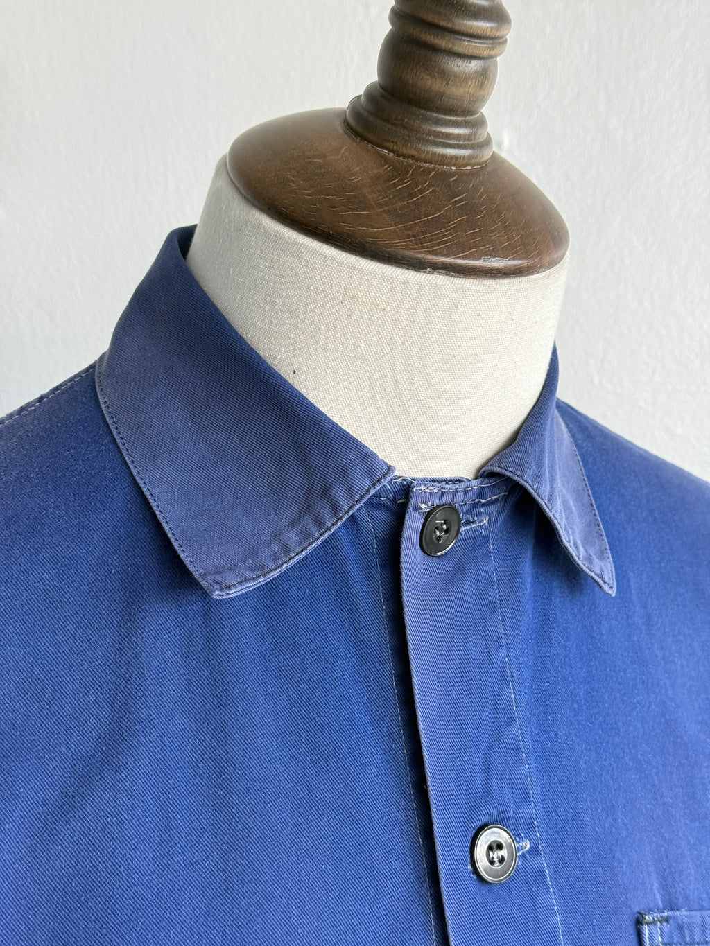 Blue French 1950s/60s Vintage Workwear Chore Jacket CH500 - XS