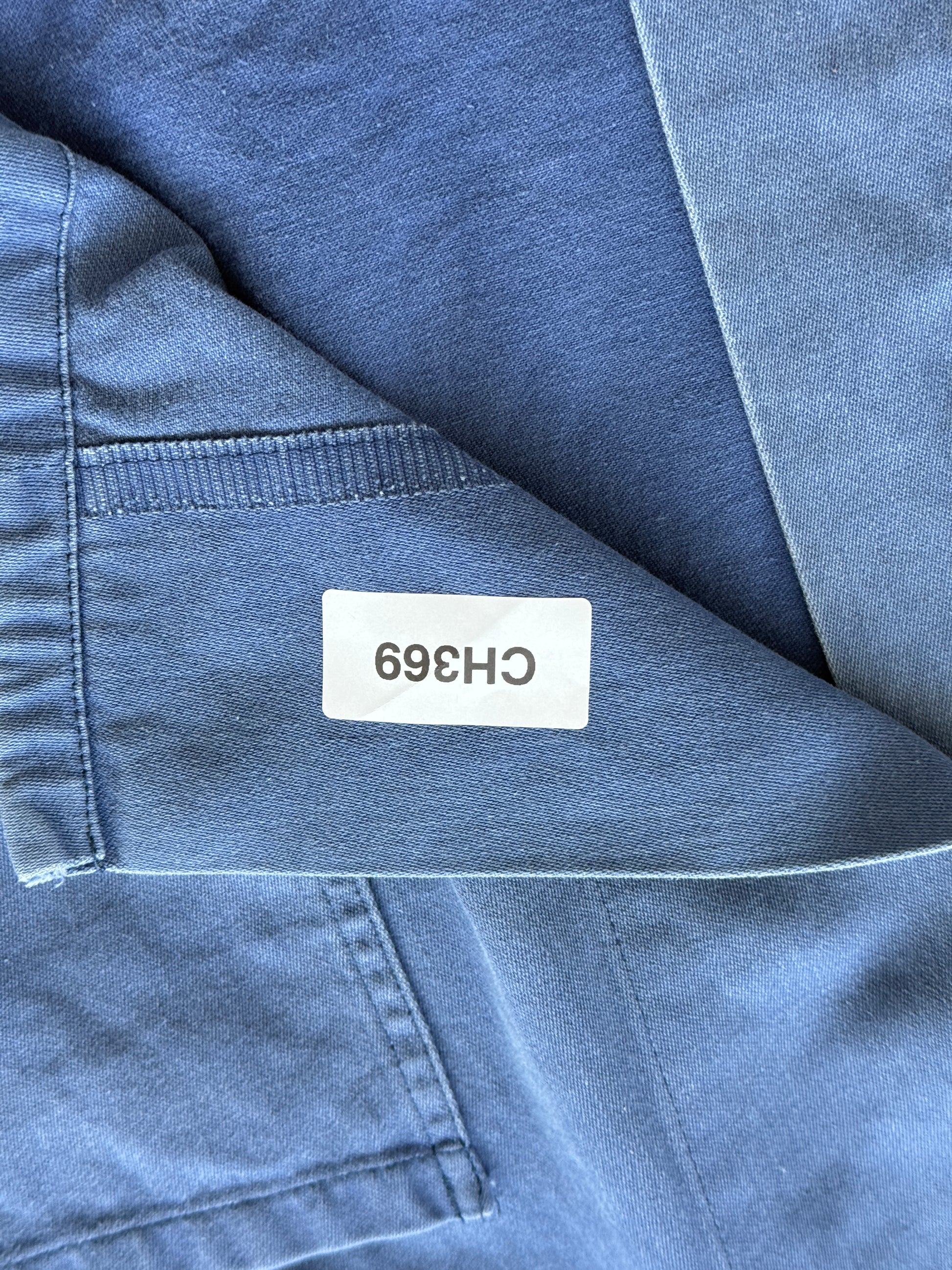 Faded Blue French Vintage Workwear Chore Jacket CH369 - XL