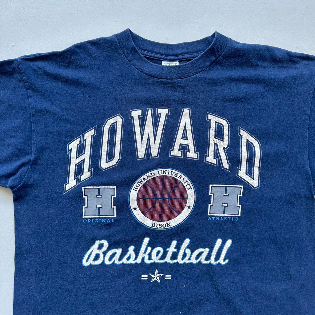 Howard Basketball Navy 90s Vintage T-shirt - XL