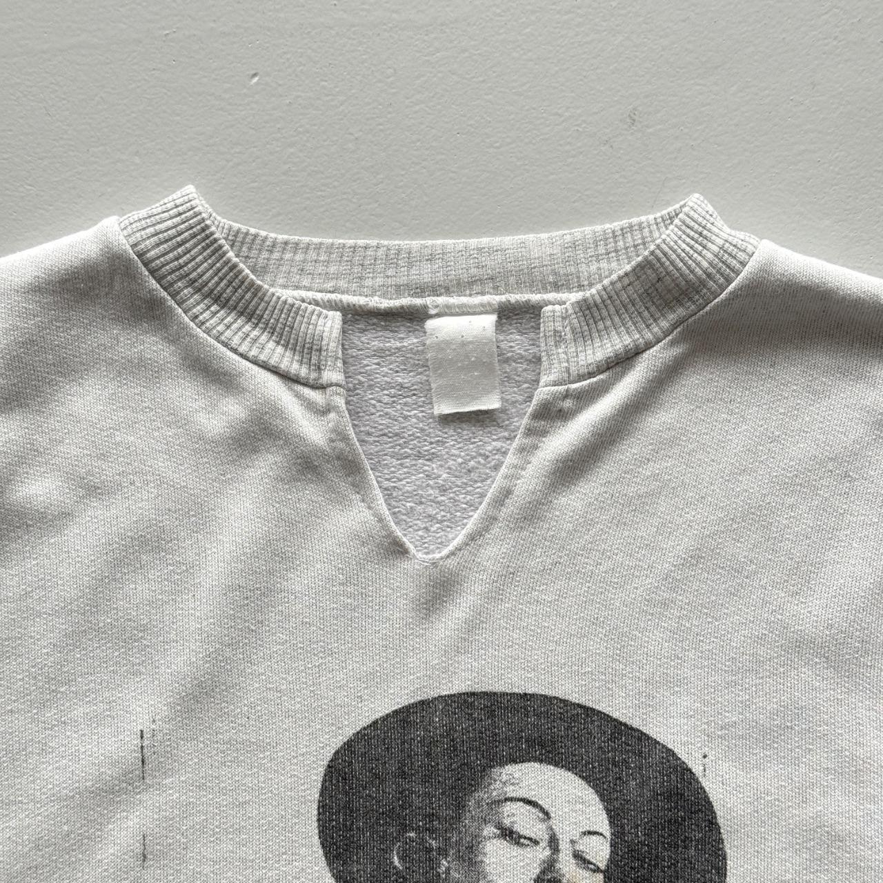 White Hollywood Classic Movie 80’s Vintage Graphic Sweatshirt - Small Oversized