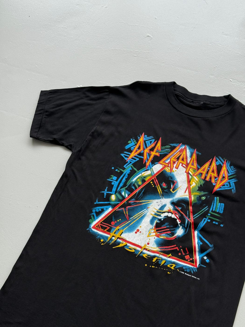 Def Leppard Hysteria Tour Rare 1987-88 Single Stitch Vintage T-Shirt - Large