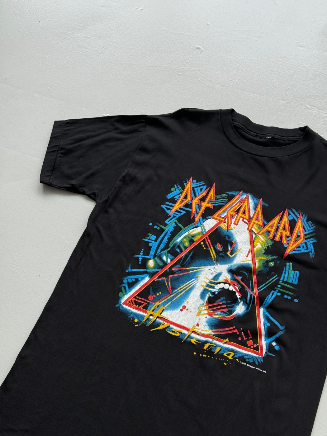 Def Leppard Hysteria Tour Rare 1987-88 Single Stitch Vintage T-Shirt - Large