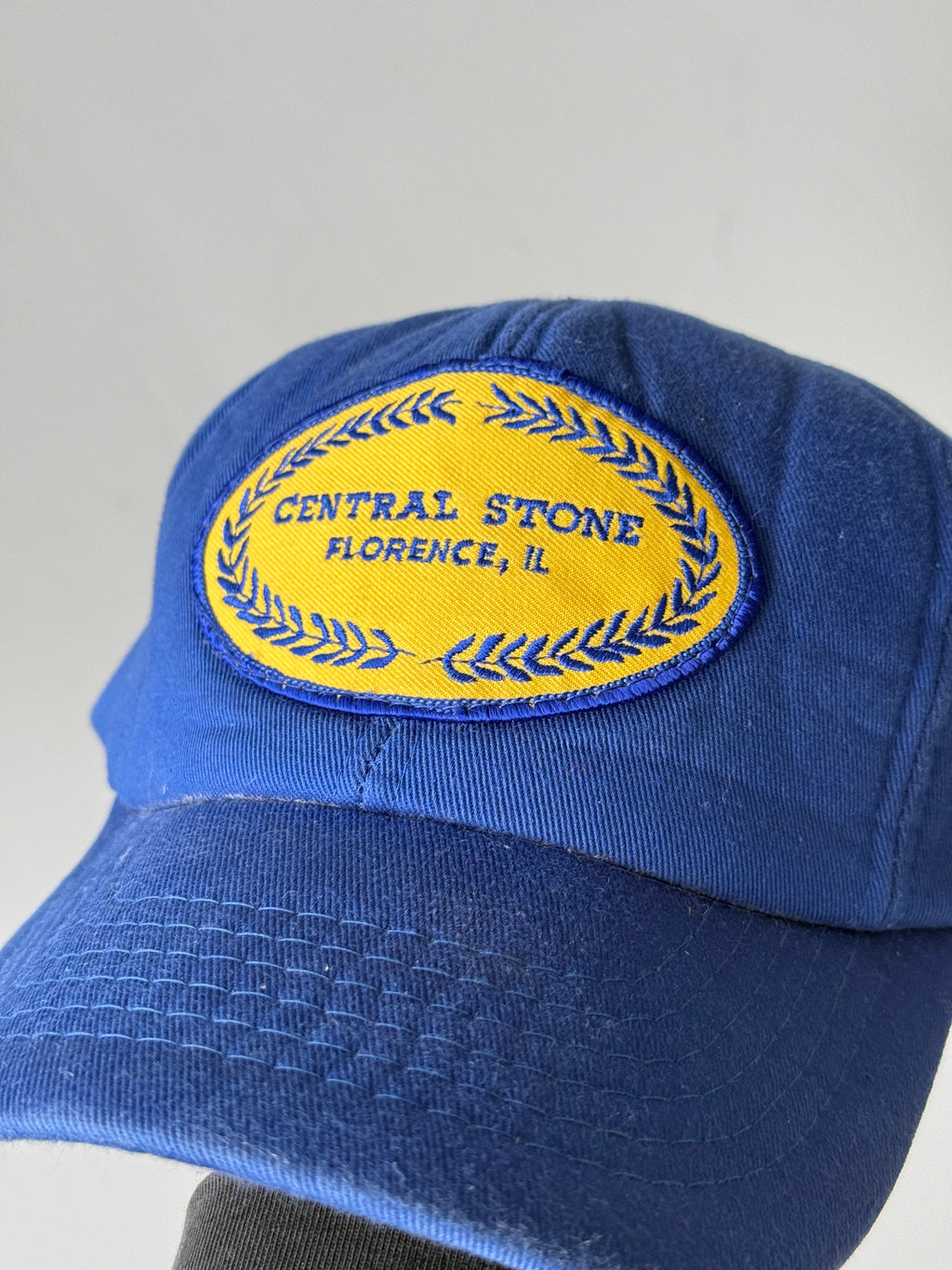 Blue Central Stone Illinois Vintage Foam SnapBack Trucker Cap