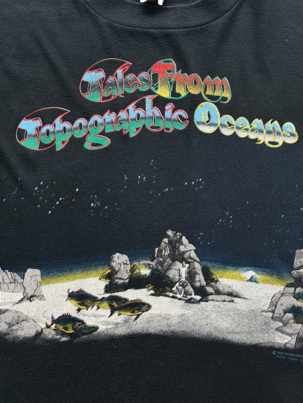 Yes Tales From Topographic Oceans Roger Dean 80's Vintage Single Stitch Graphic
