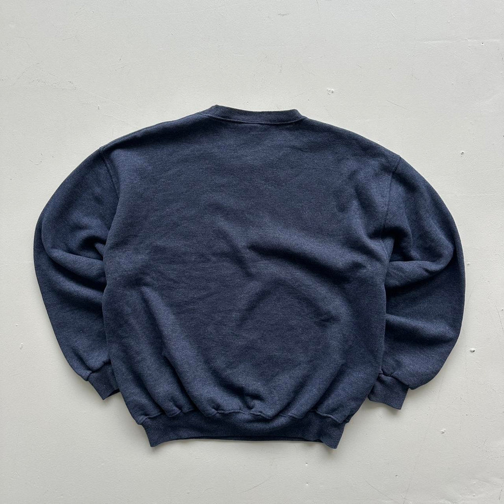 Navy Blue Russell Athletic Vintage Sweatshirt - Large