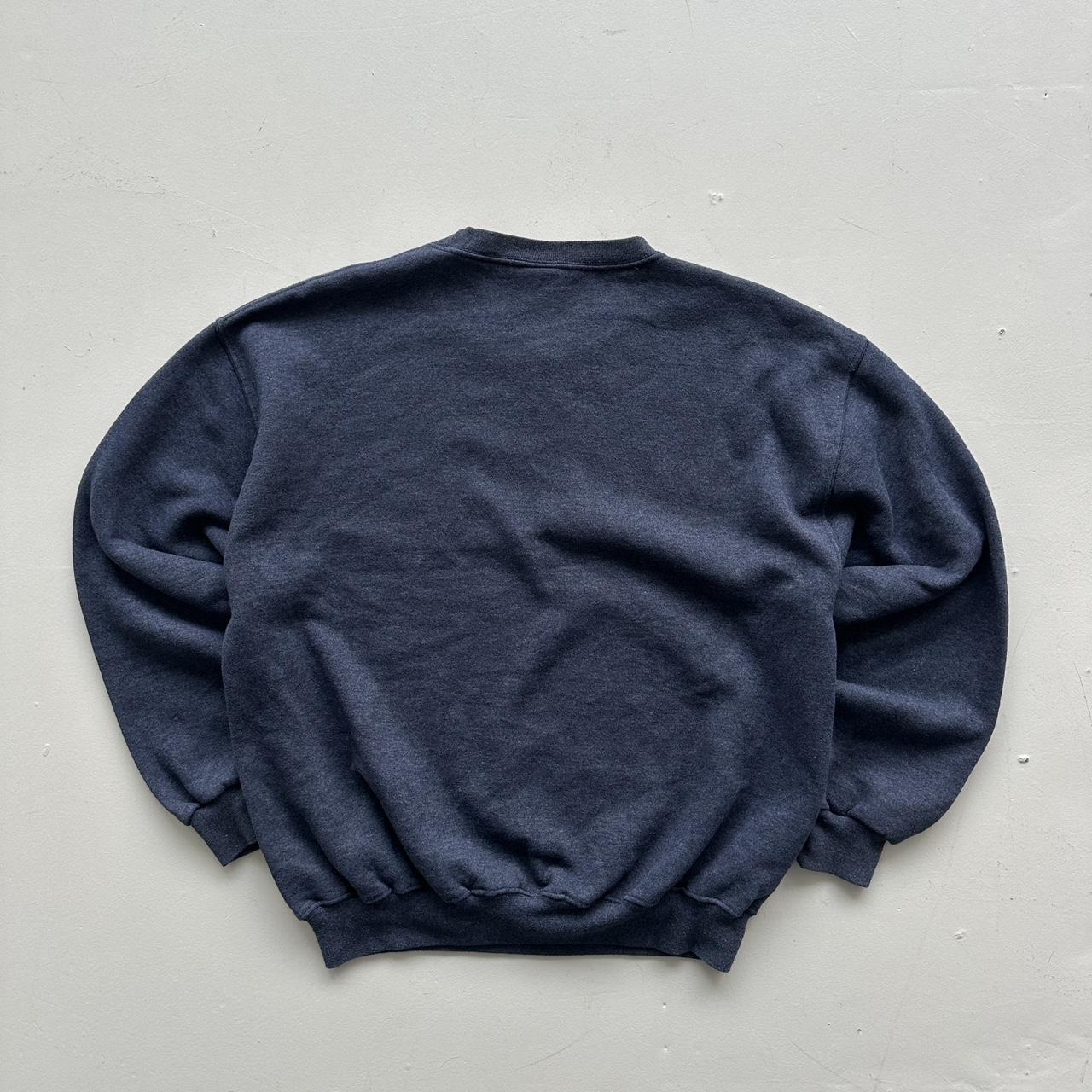 Navy Blue Russell Athletic Vintage Sweatshirt - Large