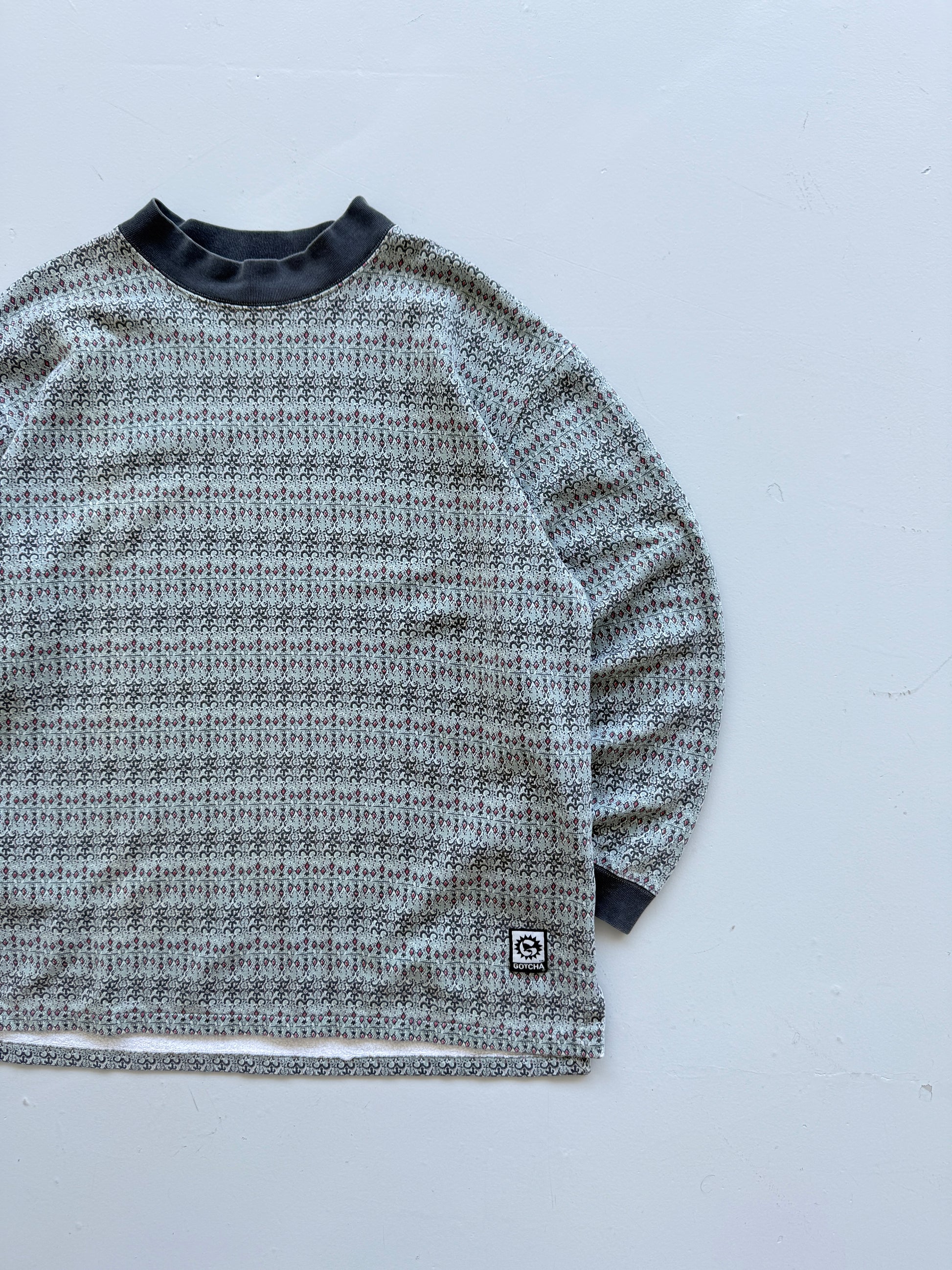 Gotcha Surf All-Over Print 90's Vintage Sweatshirt - XL