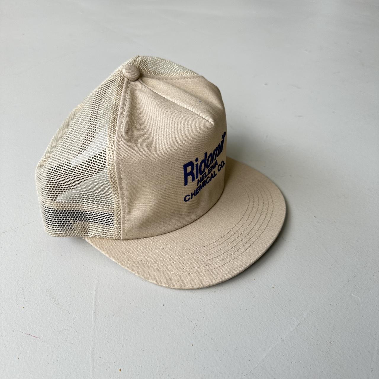 Cream Ridomil Trucker SnapBack Cap