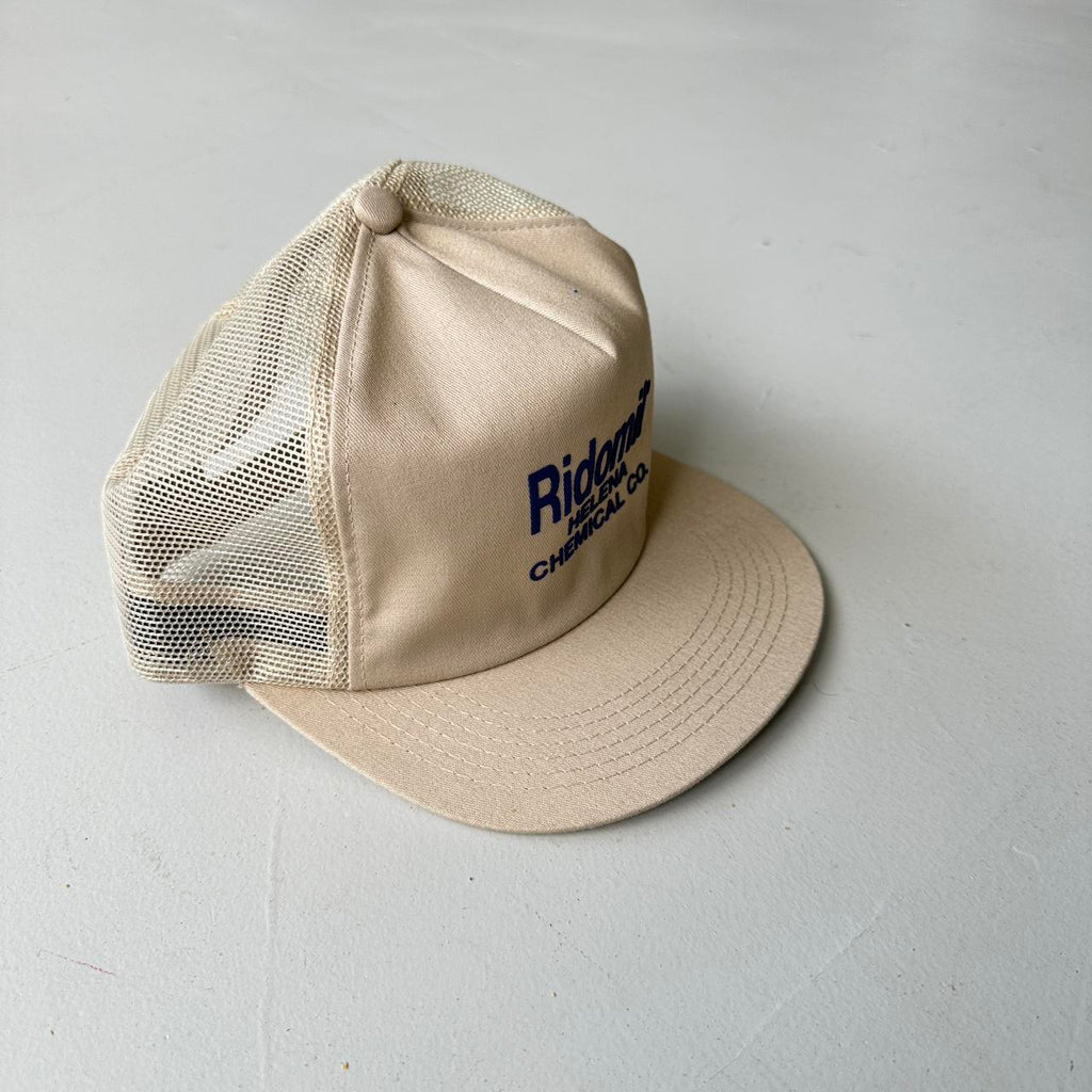 Cream Ridomil Trucker SnapBack Cap