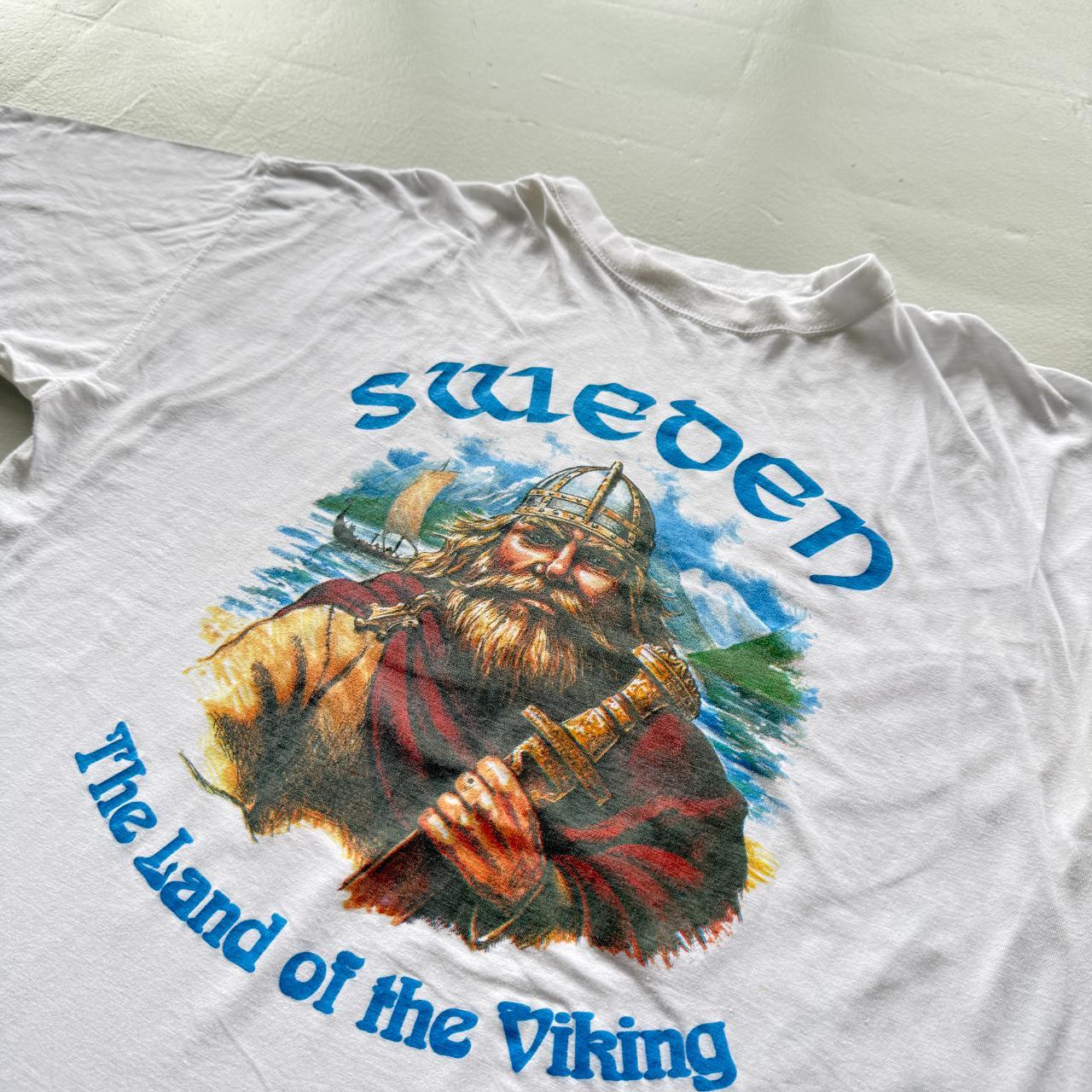 White Sweden Vintage 90s T-shirt - XL