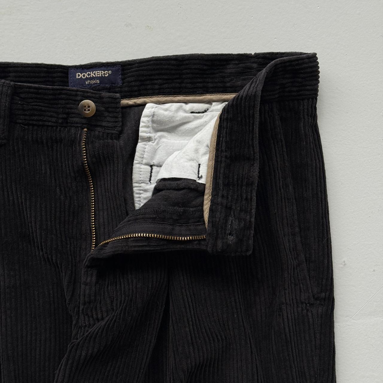 Black Corduroy Vintage 90s Dockers Chinos - 32” x 30”