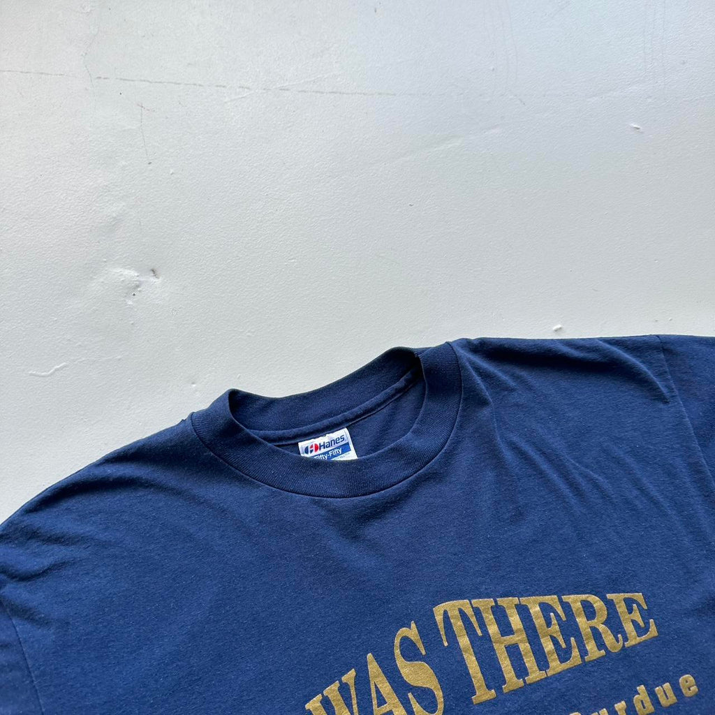 Navy Notre Dame NFL 90s Vintage T-shirt - XL