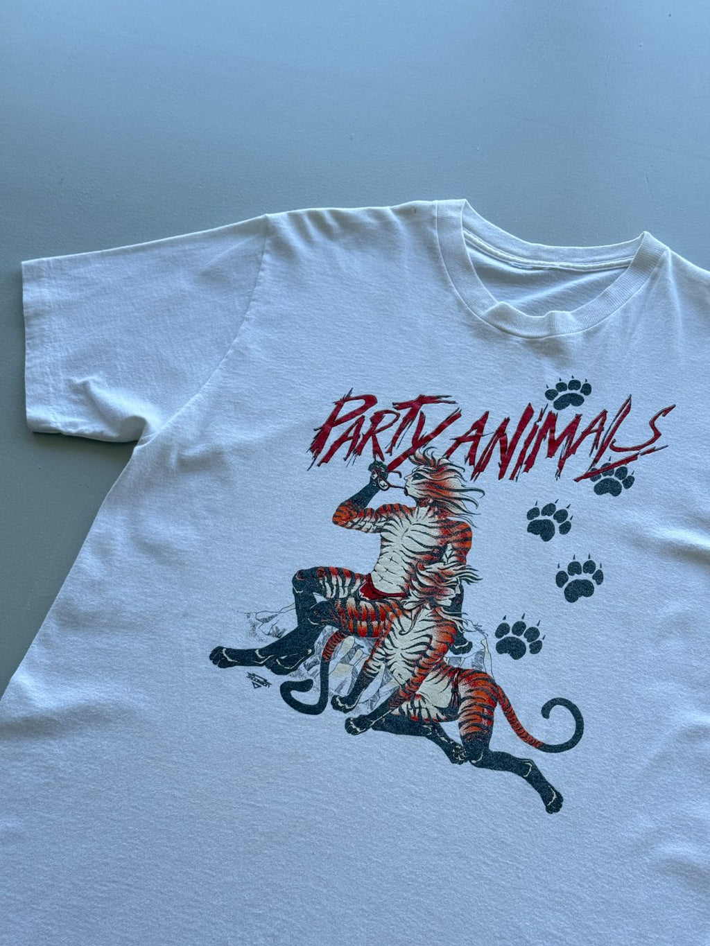 Party Animals Jacobson Single Stitch 90's Vintage Graphic T-Shirt - Small