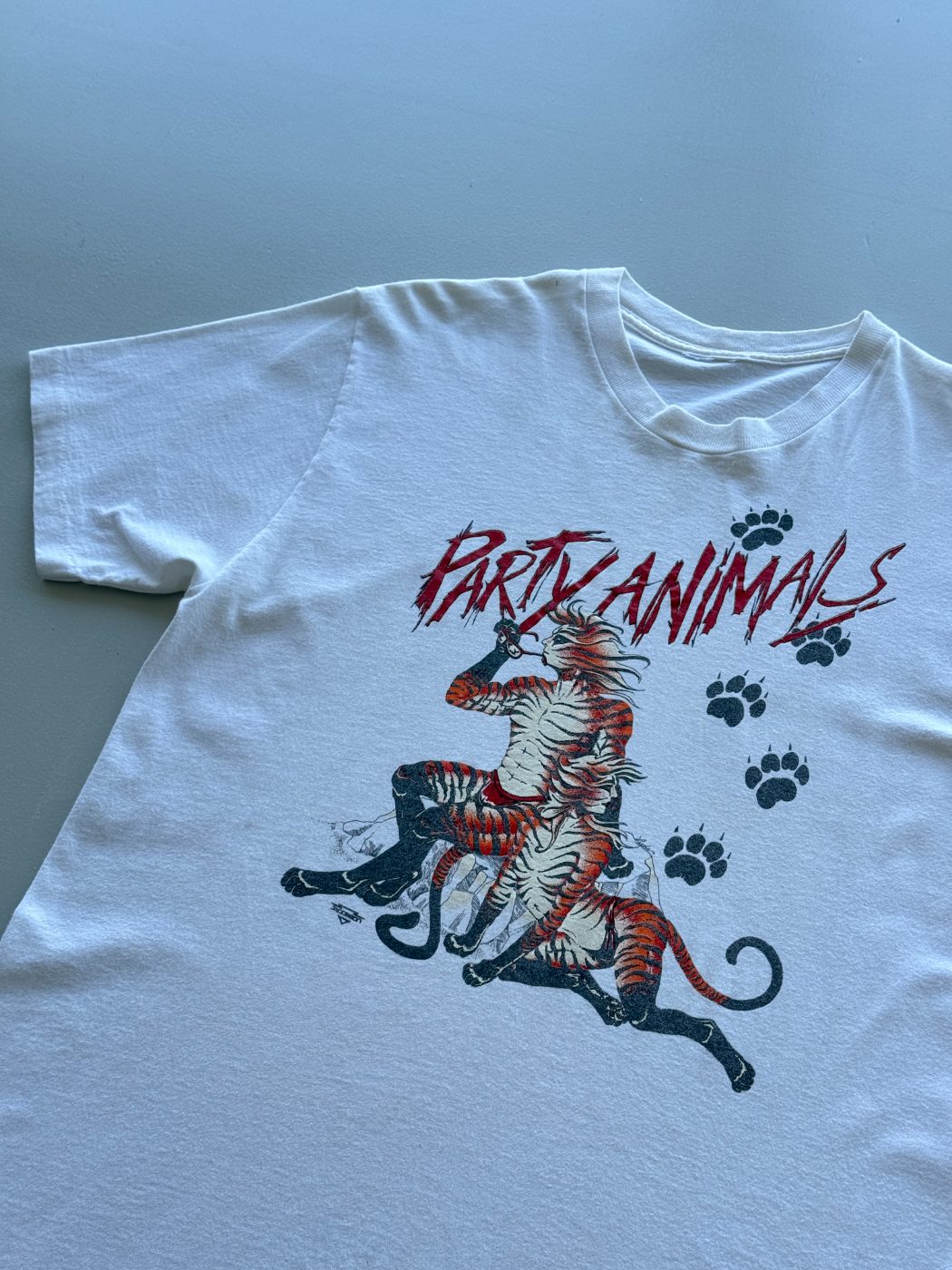 Party Animals Jacobson Single Stitch 90's Vintage Graphic T-Shirt - Small