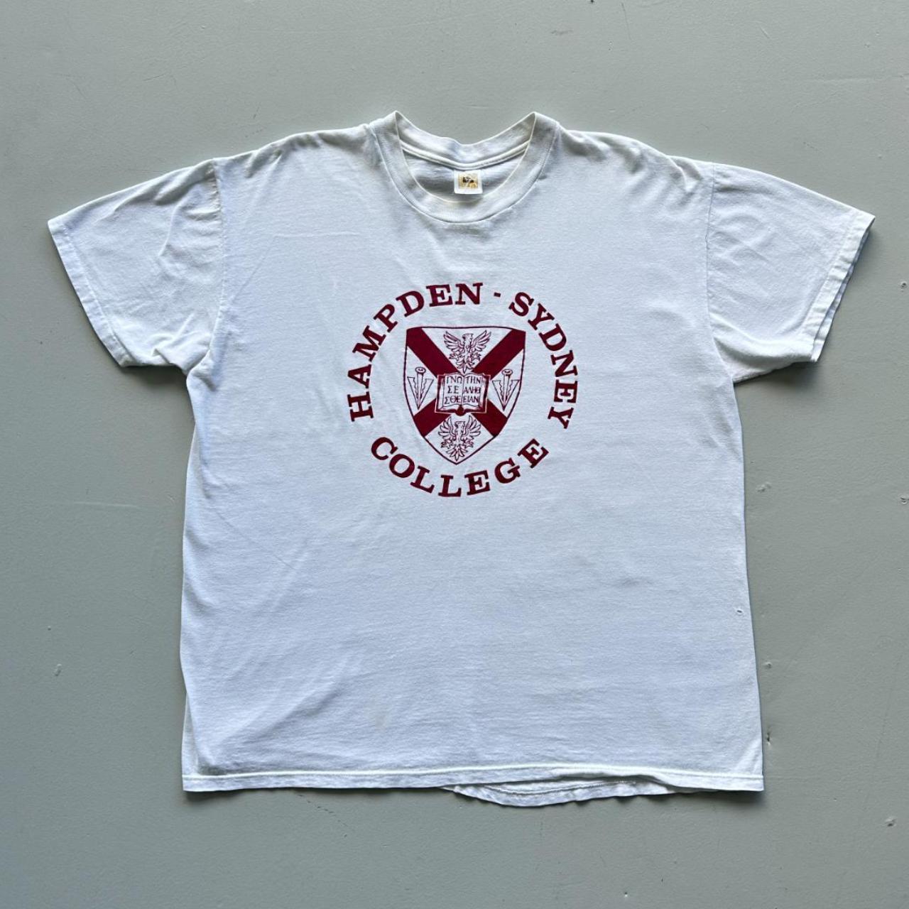 White Sydeny College 90s Vintage T-shirt - Boxy Large