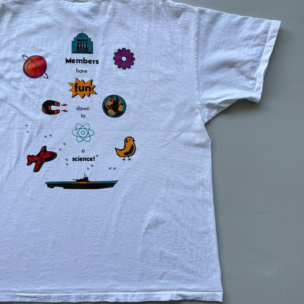 White Museum of Science and Industry Chicago Vintage 90s Tour T-shirt - XL