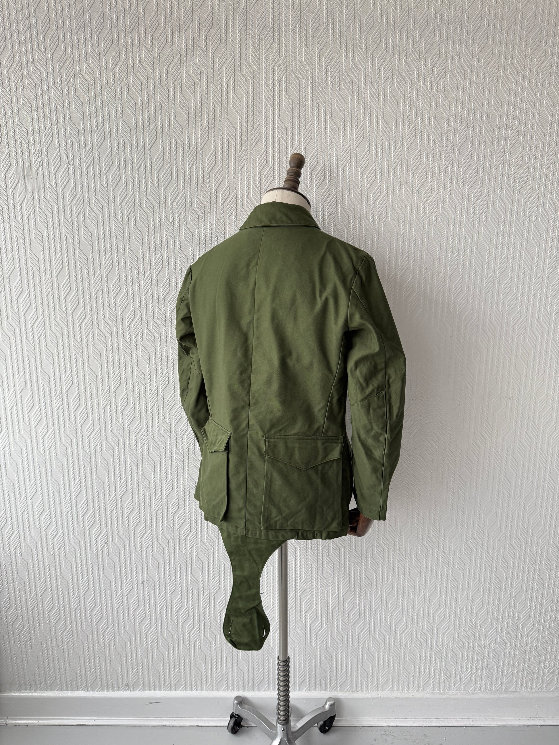 Vintage 70s Swedish C48 Military Tanker Jacket - Medium