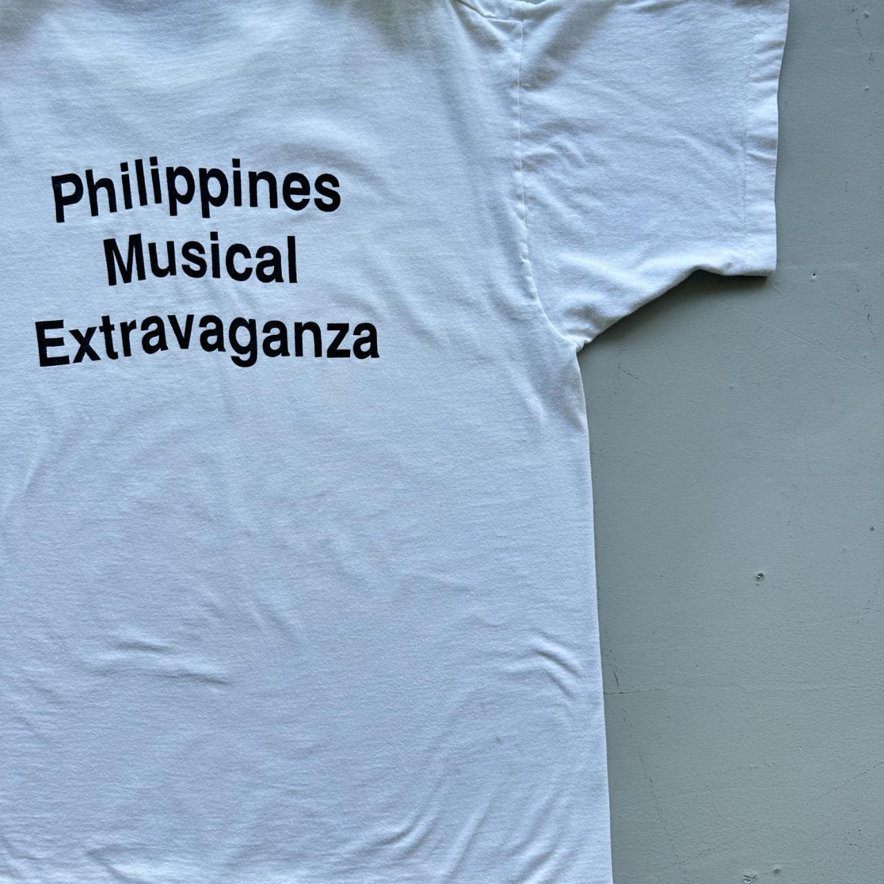 White Beyond 3D Vintage 90's T-shirt - XL