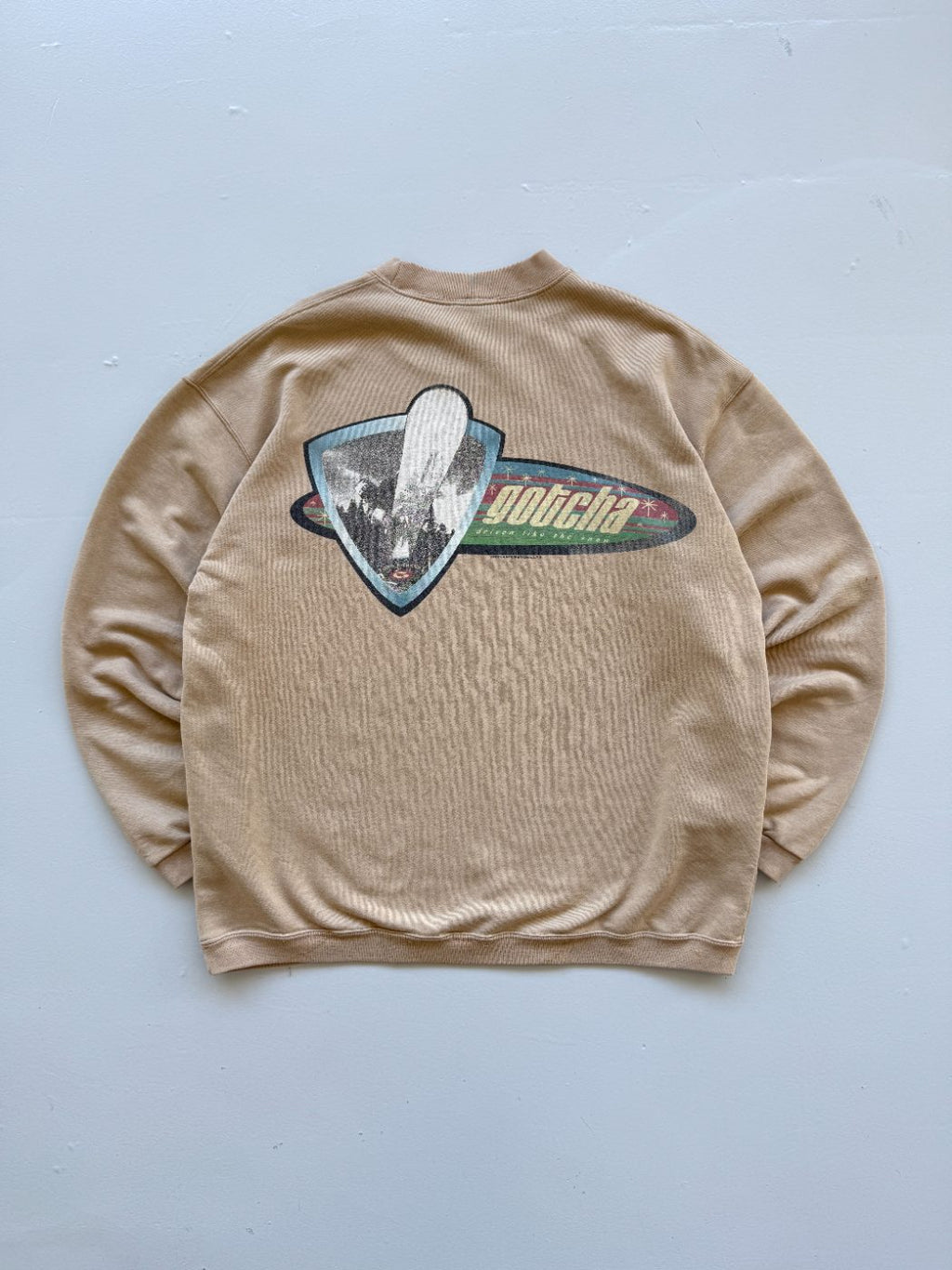 Gotcha Snow Graphic 90's Vintage Sweatshirt - Medium