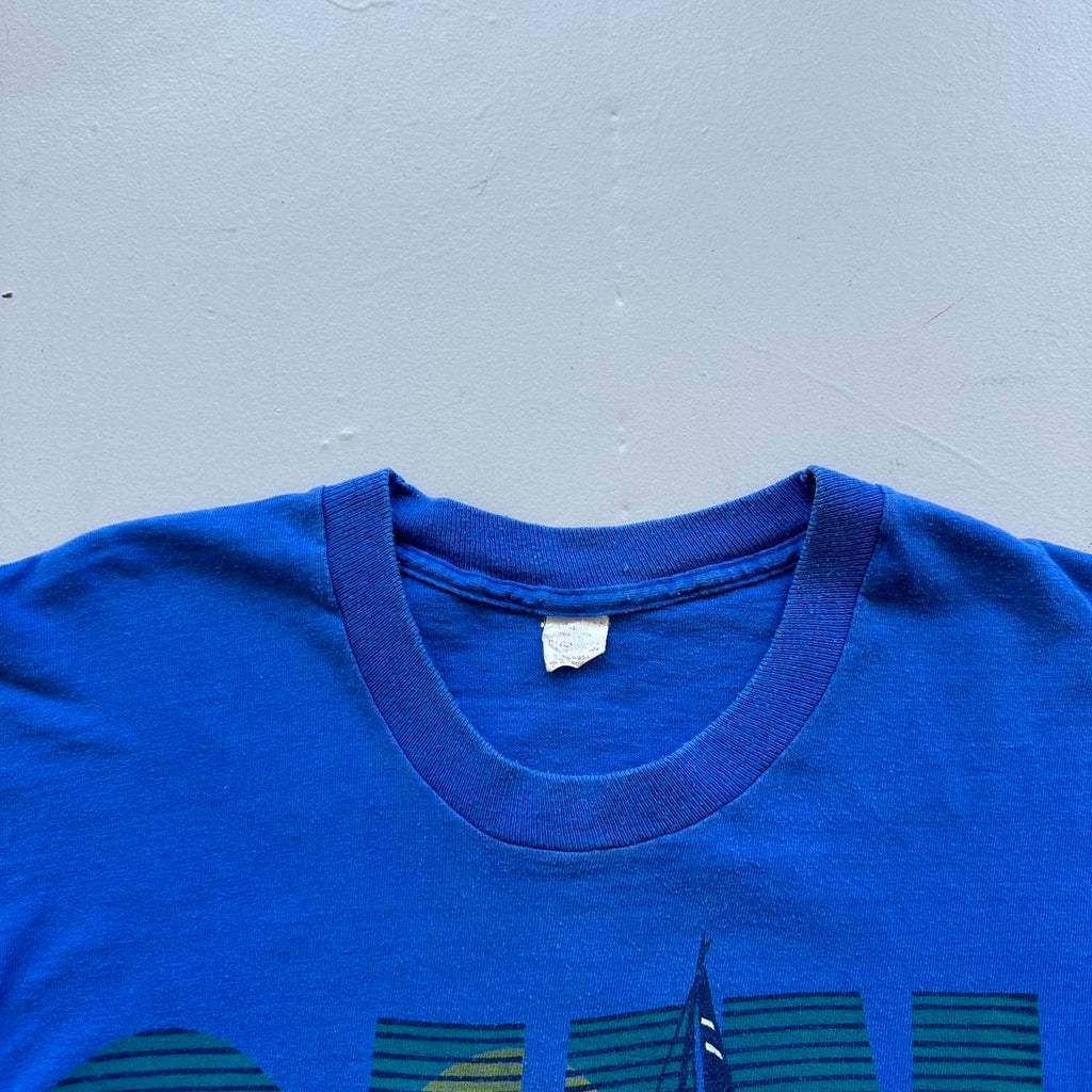 Blue SUN 90s Vintage T-shirt - Medium