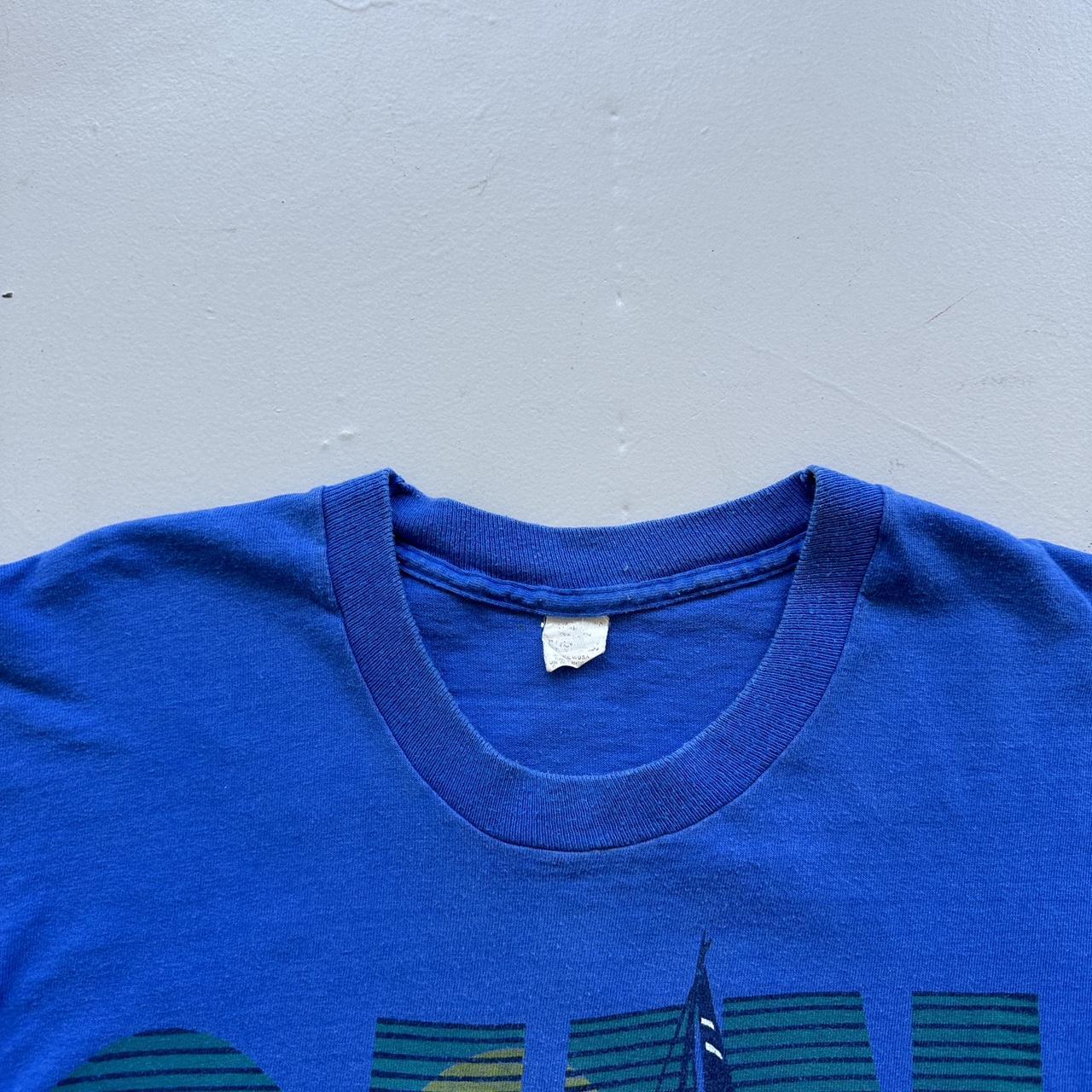 Blue SUN 90s Vintage T-shirt - Medium