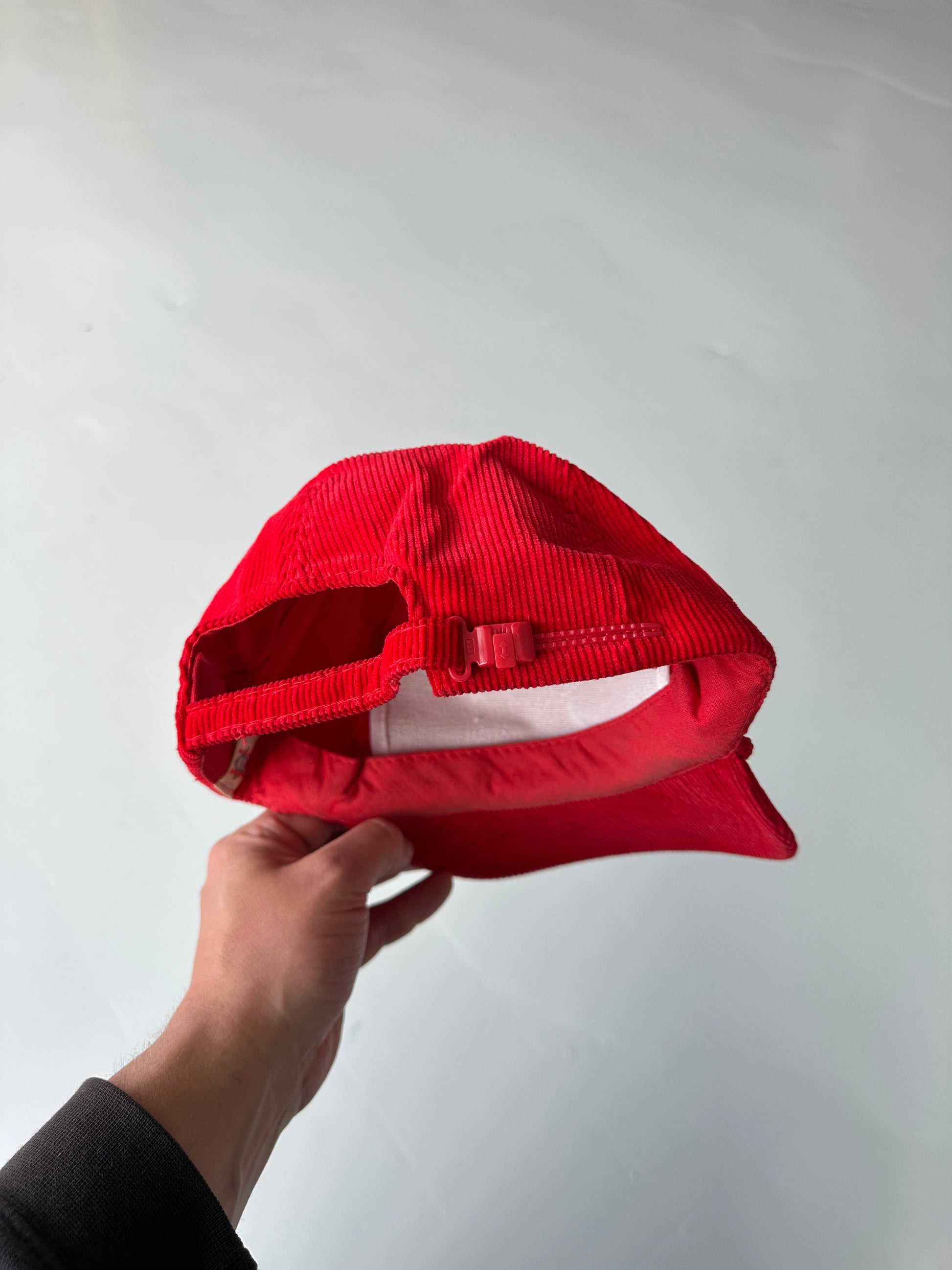 Red Billings Montana Elk Vintage Corduroy SnapBack Cap