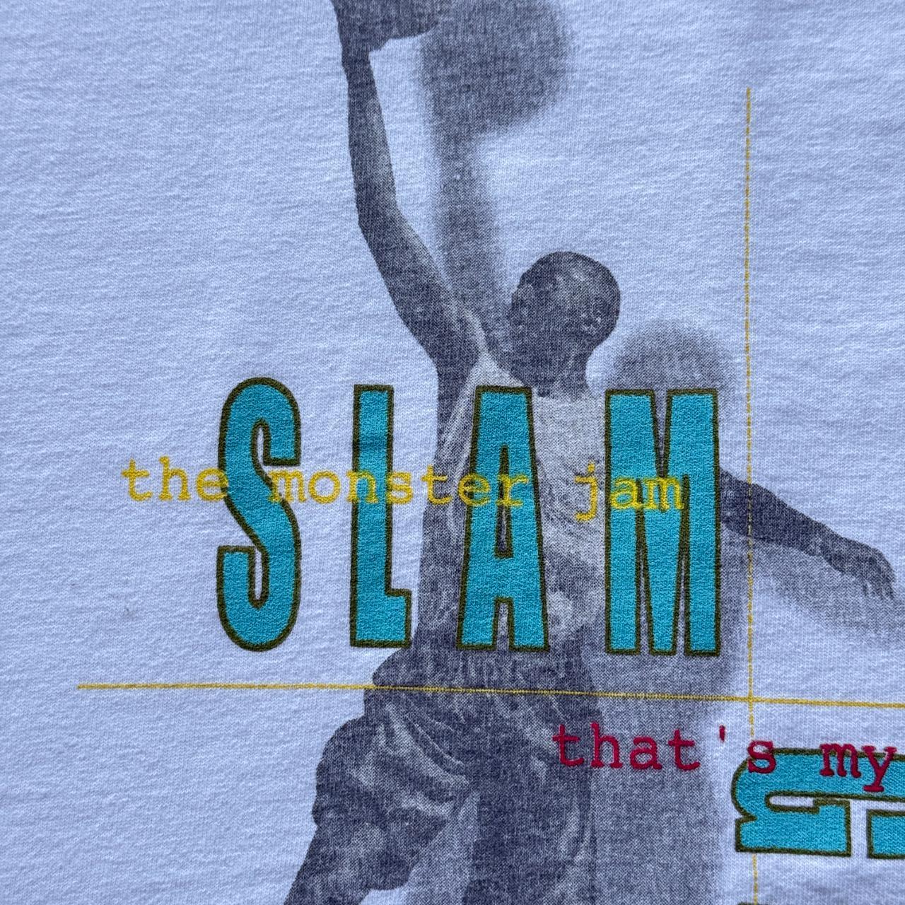 White Slam Michael Jordan Basketball Vintage 90’s T-shirt - Medium